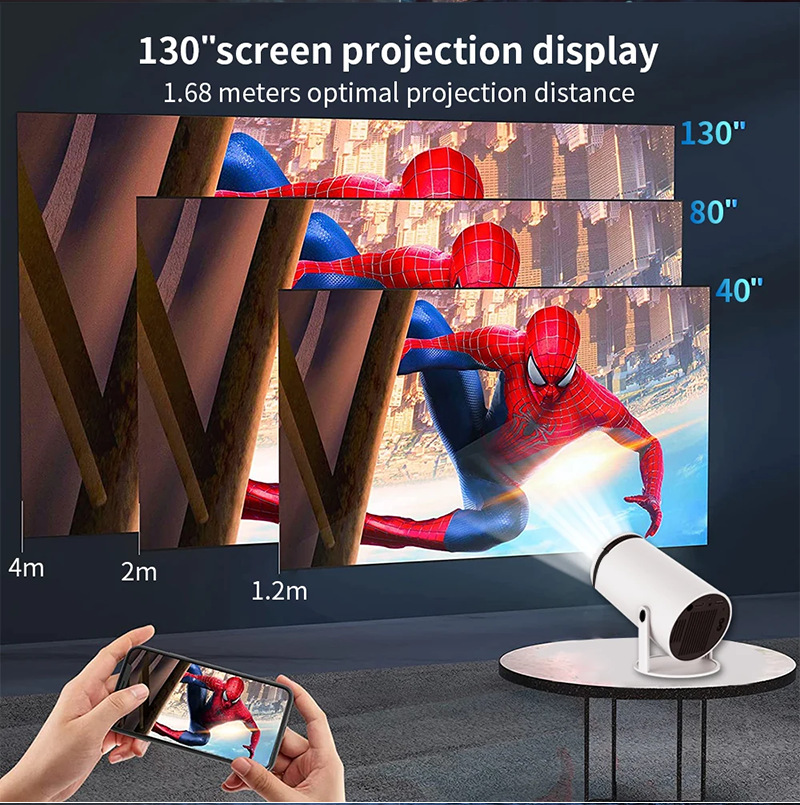 HY300 Pro Smart Mini Projector